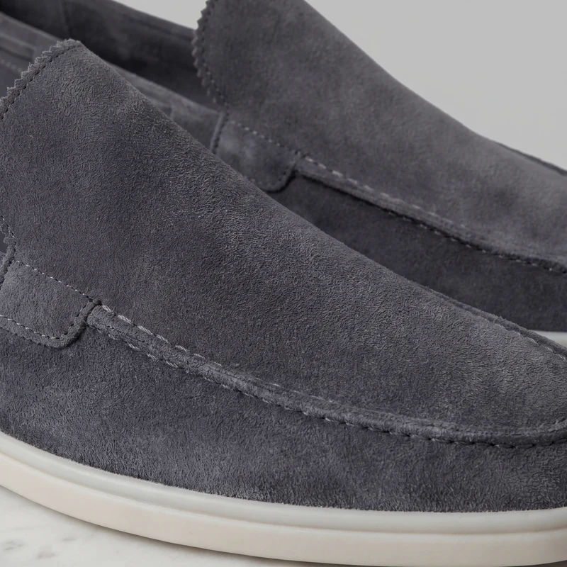 Mocassini da uomo in camoscio classici casual formali