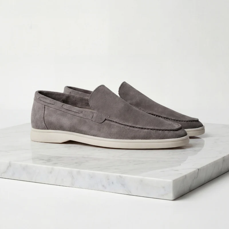 Mocassini da uomo in camoscio classici casual formali