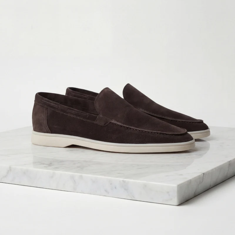 Mocassini da uomo in camoscio classici casual formali
