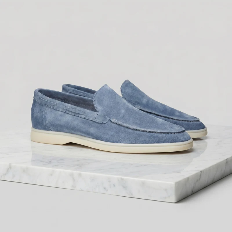 Mocassini da uomo in camoscio classici casual formali