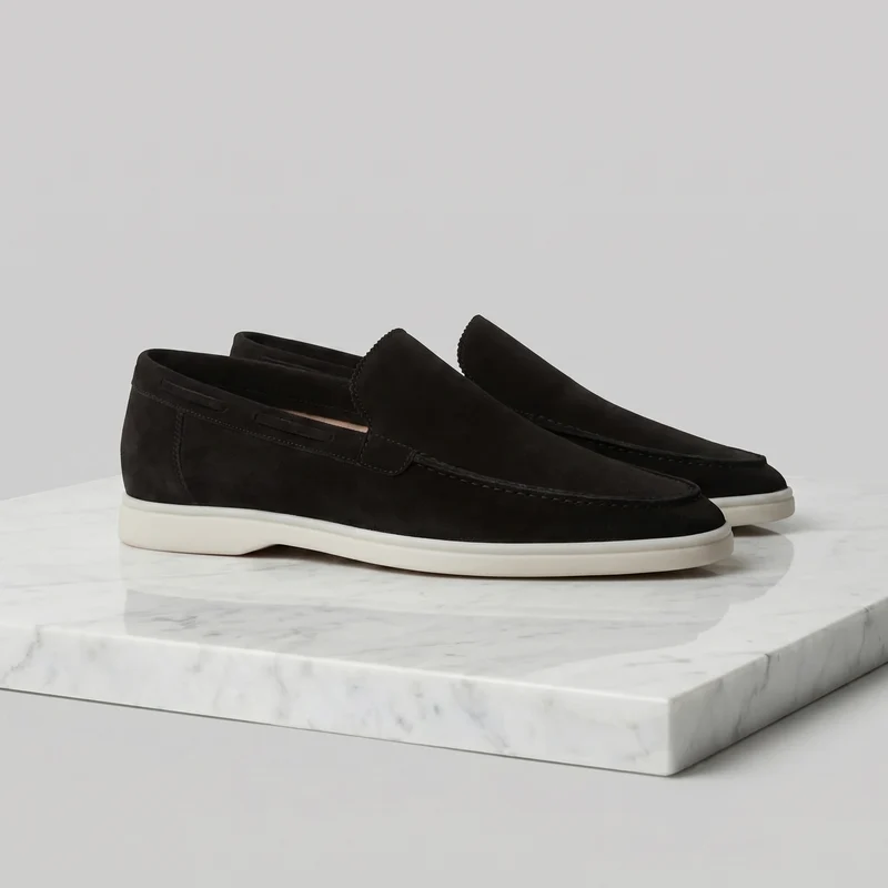 Mocassini da uomo in camoscio classici casual formali