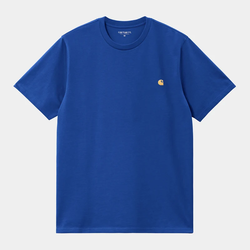 Carhartt WIP Herren Chase Kurzarm-T-Shirt – Acapulco