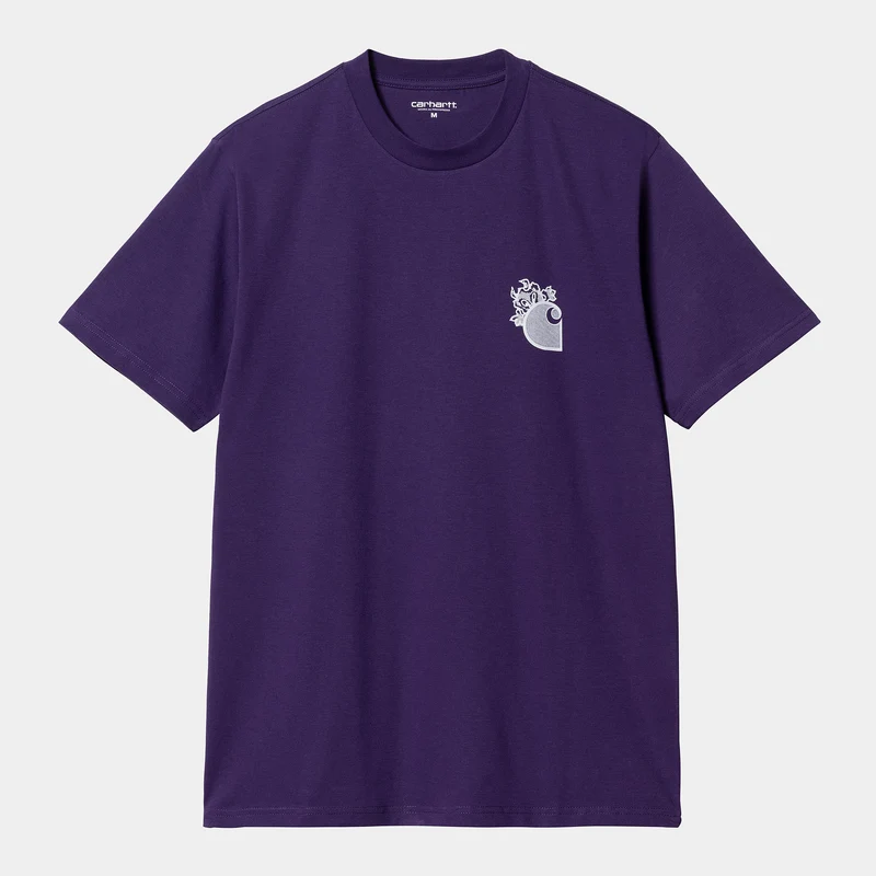 Carhartt WIP Herren Little Hellraiser T-Shirt – Tyrian