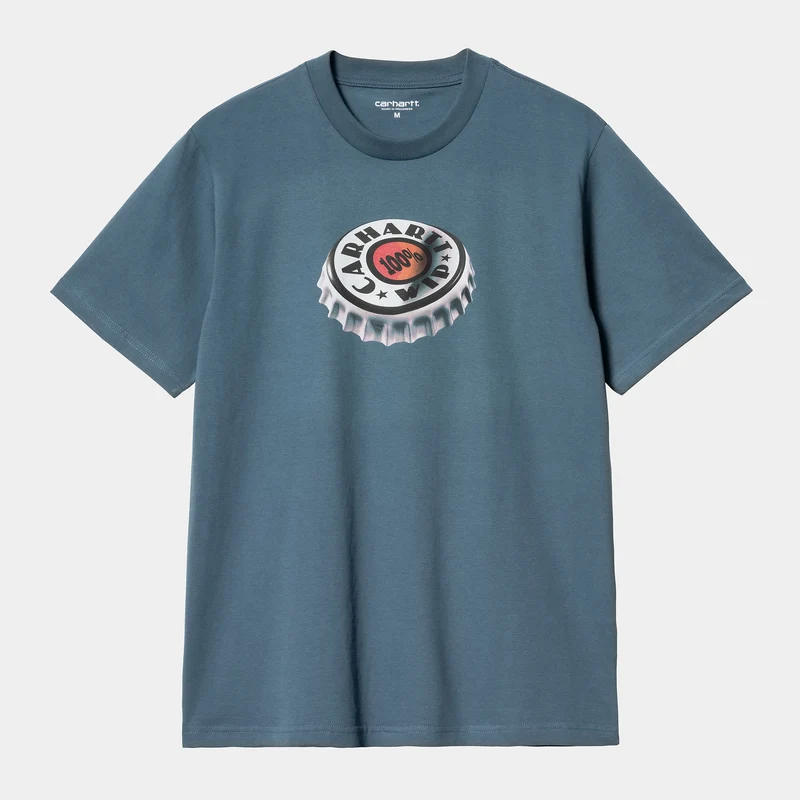 Carhartt WIP Flaschenverschluss-T-Shirt für Herren – Marineblau