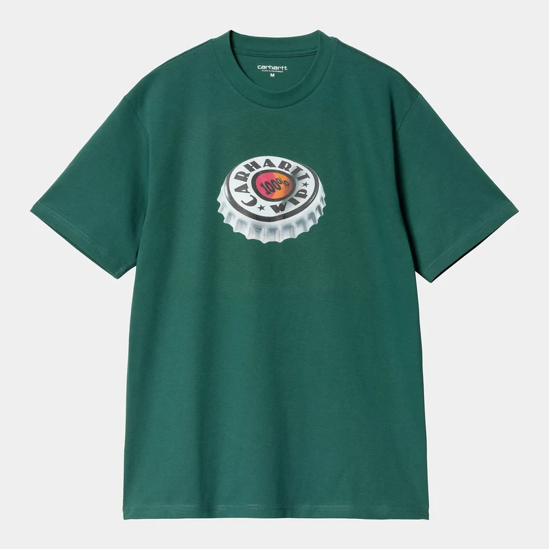 Carhartt WIP Herren-T-Shirt mit Flaschenverschluss – Kerbel