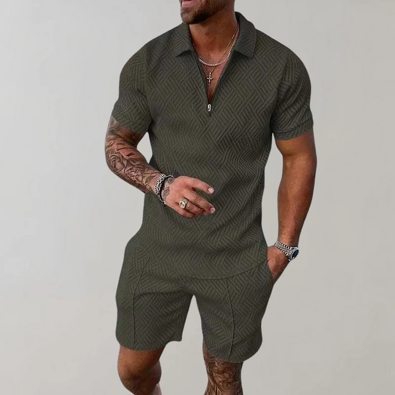 Set estivo leggero da uomo | Camicie casual e pantaloncini