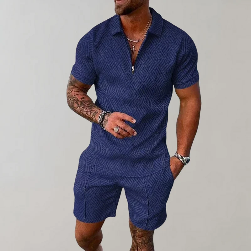 Set estivo leggero da uomo | Camicie casual e pantaloncini