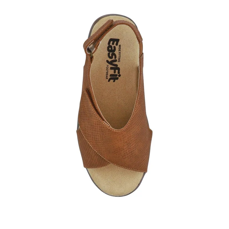 Extra-Wide-Fit Slingback Sandals - CADHA / 327 198 - Tan