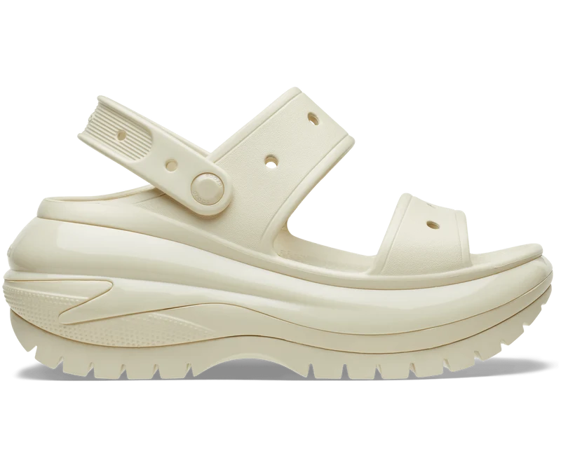 Crocs Unisex Mega Crush Sandale – Knochen
