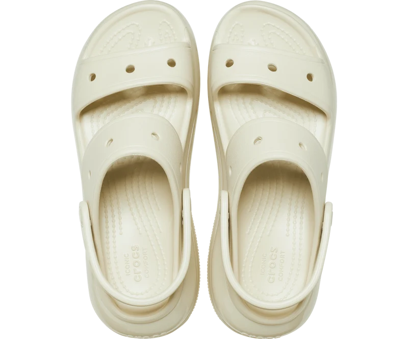 Crocs Unisex Mega Crush Sandale – Knochen
