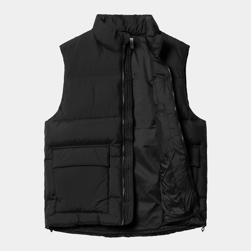 Carhartt WIP Herren Springfield Weste – Schwarz / Blacksmith