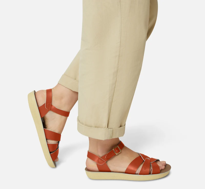 Salt Water Sandals Damen-Schwimmersandale – Paprika