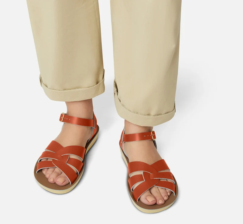 Salt Water Sandals Damen-Schwimmersandale – Paprika