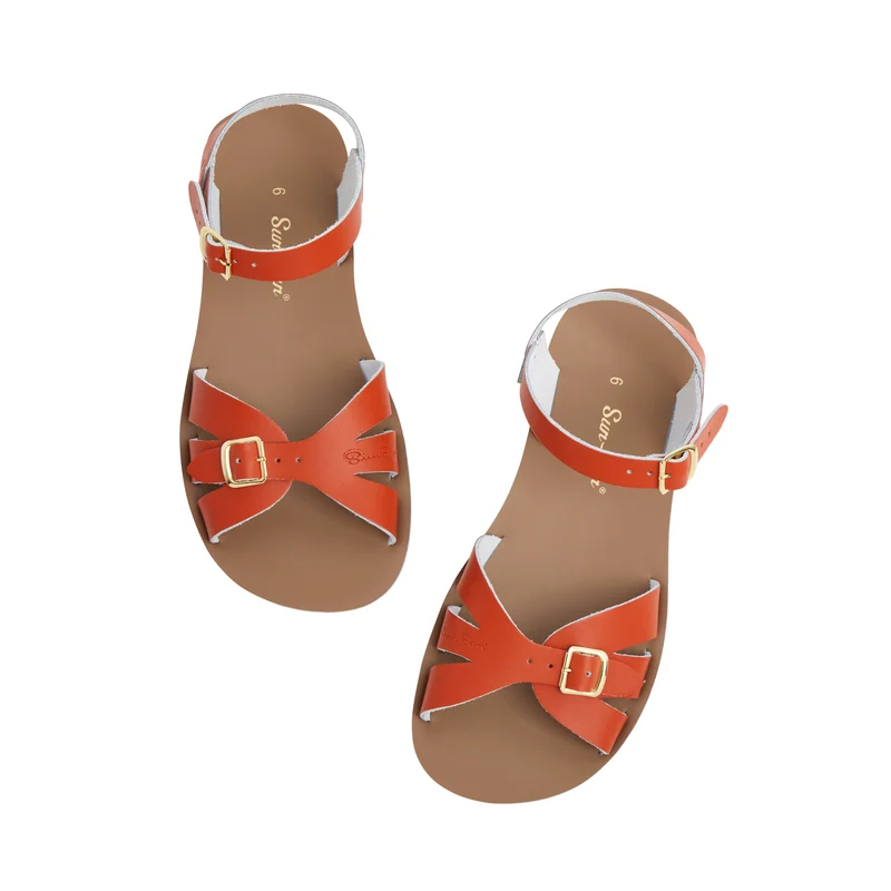 Salt Water Sandals Damen-Boardwalk-Sandale – Paprika