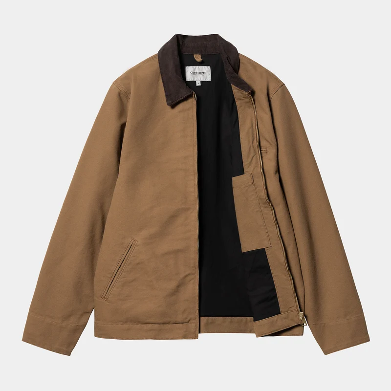 Carhartt WIP Herren-Detroit-Jacke – Hamilton-Braun/Tabak