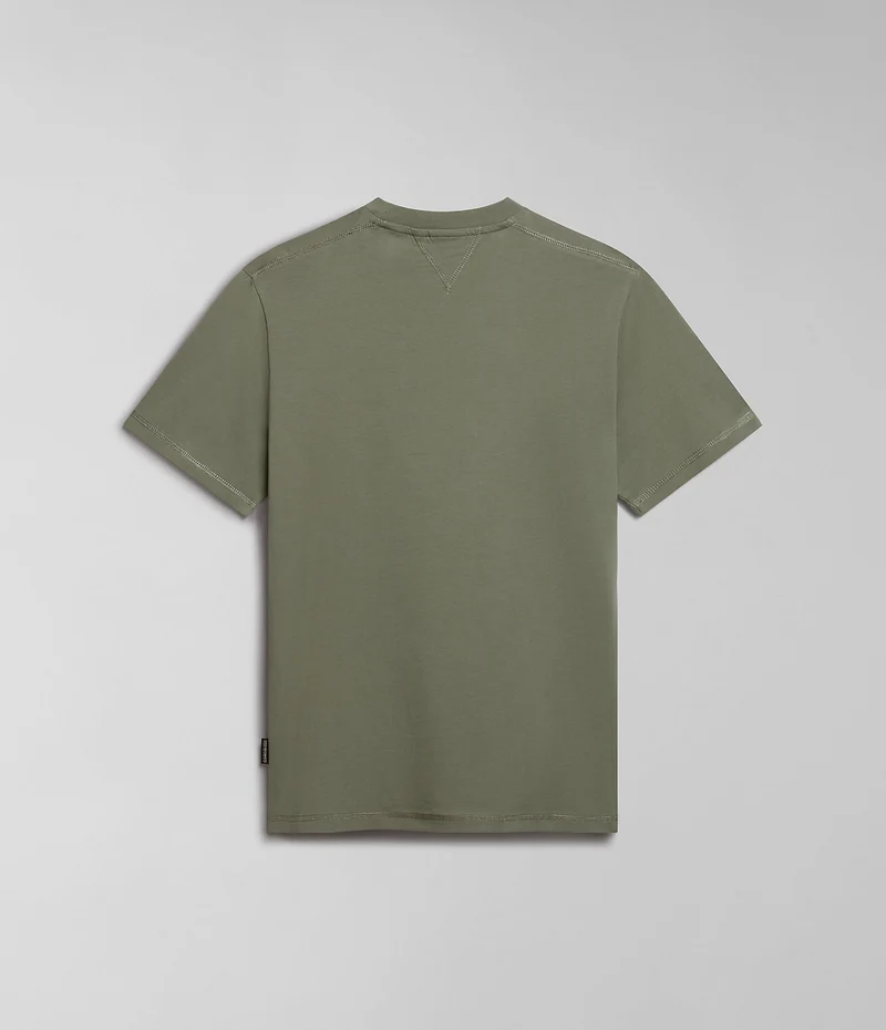 Napapijri Kreis Herren-T-Shirt - Grüne Flechte