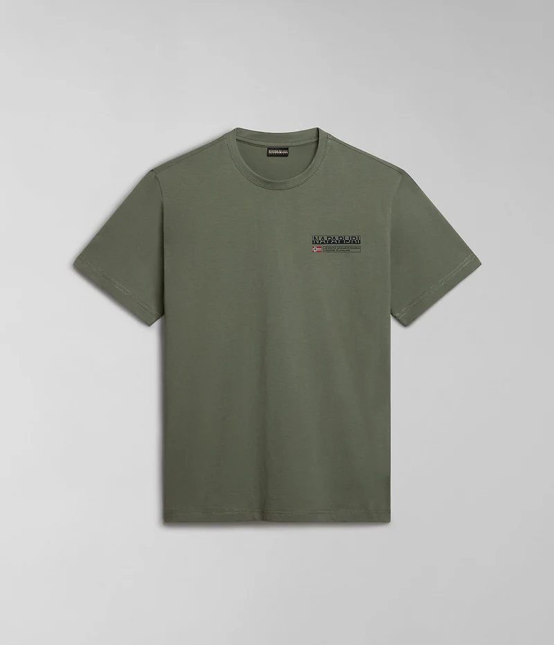 Napapijri Kasba Herren-T-Shirt - Grüne Flechte