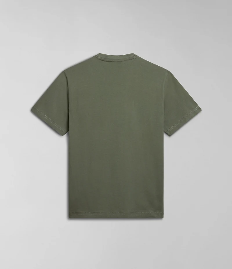 Napapijri Kasba Herren-T-Shirt - Grüne Flechte