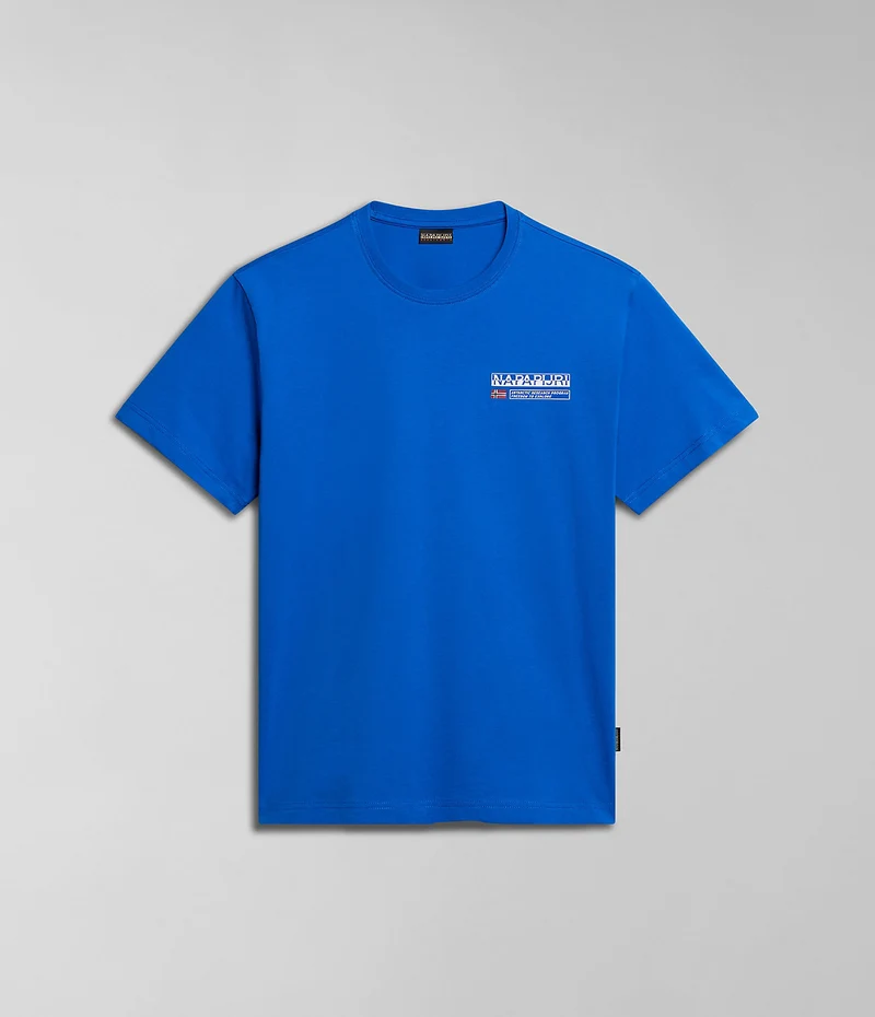 Napapijri Kasba Herren-T-Shirt - Blau Lapis
