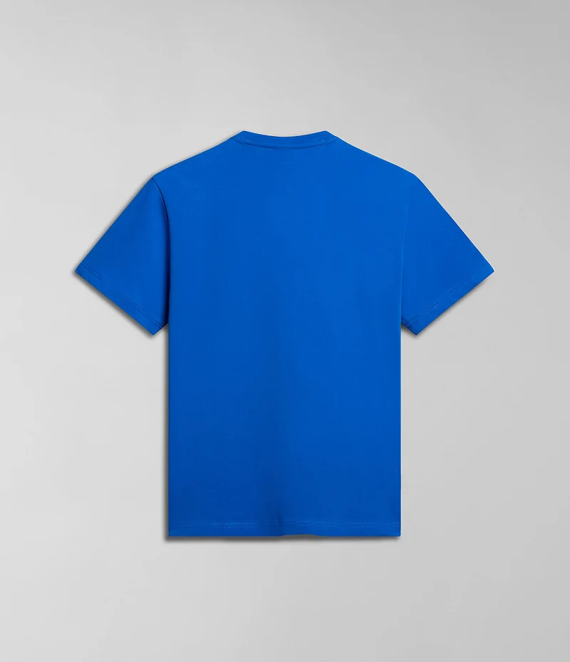 Napapijri Kasba Herren-T-Shirt - Blau Lapis