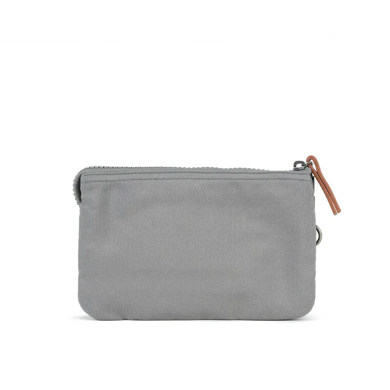 ROKA Carnaby Mittelgroße, nachhaltige Canvas-Geldbörse „Stormy“