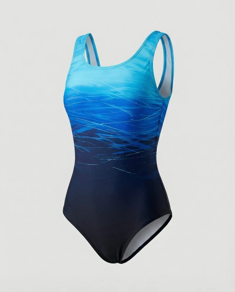 Costume intero sportivo | Costume da bagno da donna in materiale ad asciugatura rapida