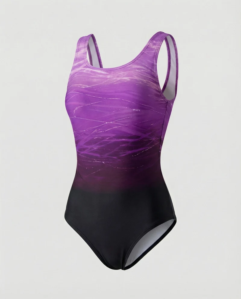 Costume intero sportivo | Costume da bagno da donna in materiale ad asciugatura rapida