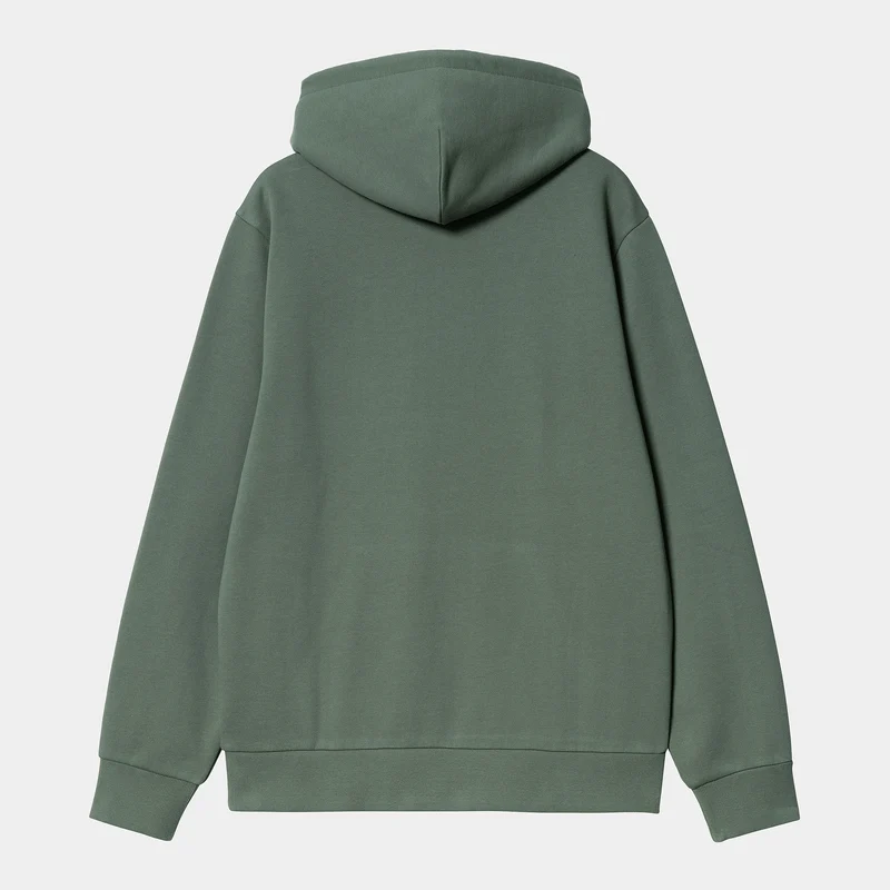 Carhartt WIP Herren-Kapuzenpullover mit Schriftzug-Stickerei – Park