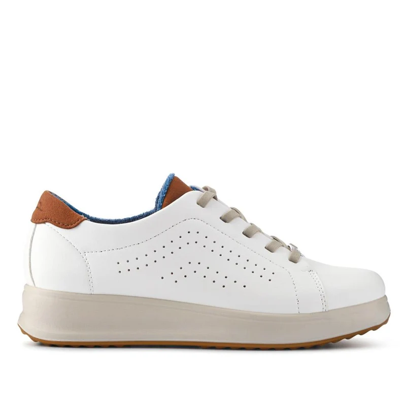 Fly Flot Anatomic Breathable Lace Up Trainers - FLY41500 / 326 670 - White