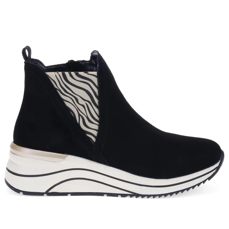 Chunky Leather Ankle Boots - DRS40508 / 326 365 - Black
