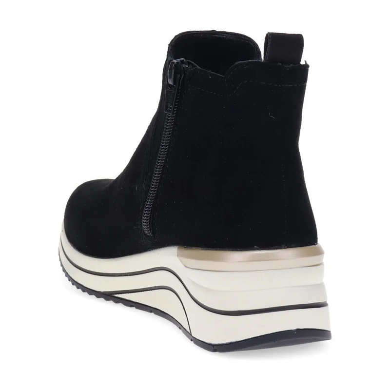 Chunky Leather Ankle Boots - DRS40508 / 326 365 - Black