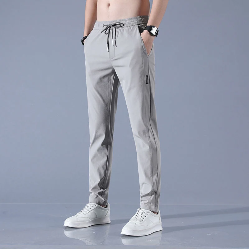 Pantaloni da uomo con coulisse | Pantaloni casual ad asciugatura rapida