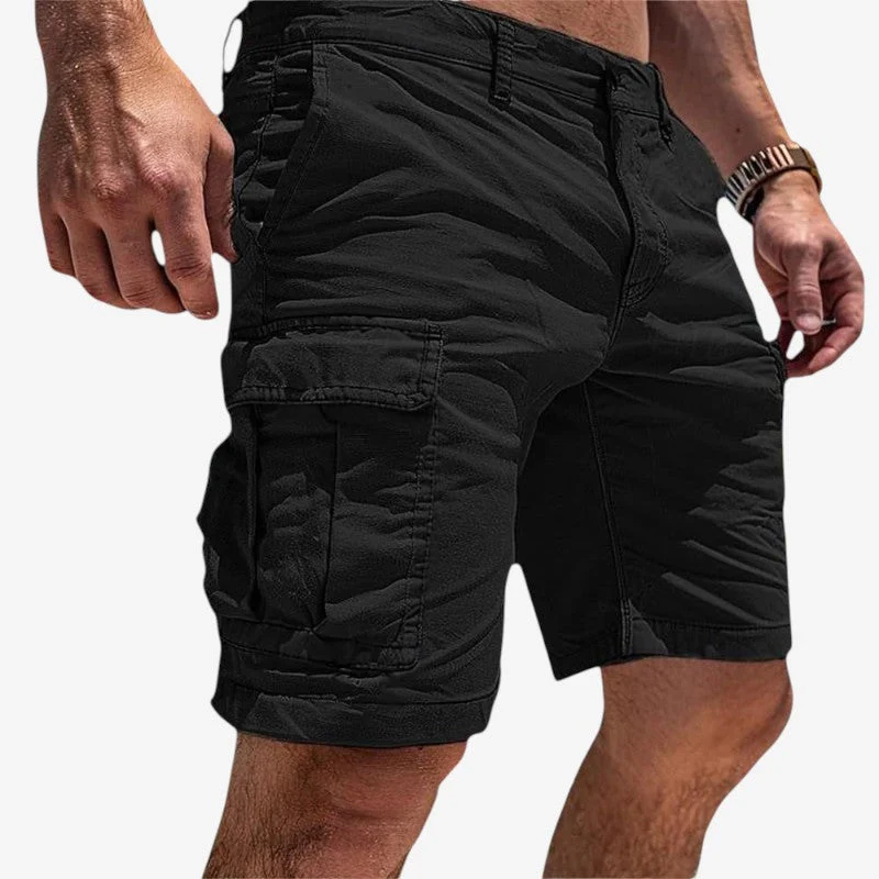Pantaloncini utility da uomo al ginocchio con tasche
