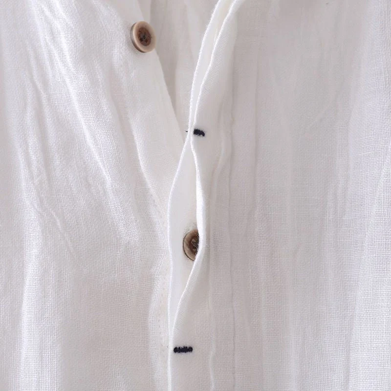 Camicia di lino Bologna | Camicie da uomo a maniche corte
