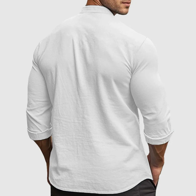 Camicia di lino ariosa | Camicie da uomo per giornate calde