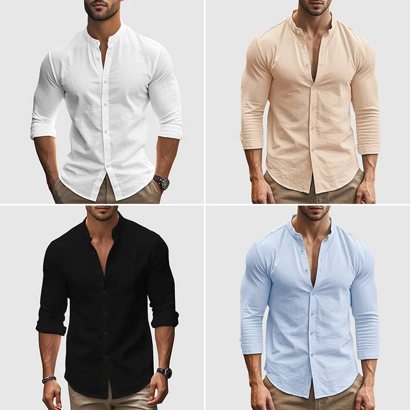 Camicia di lino ariosa | Camicie da uomo per giornate calde
