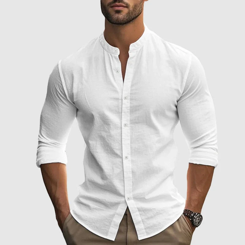 Camicia di lino ariosa | Camicie da uomo per giornate calde