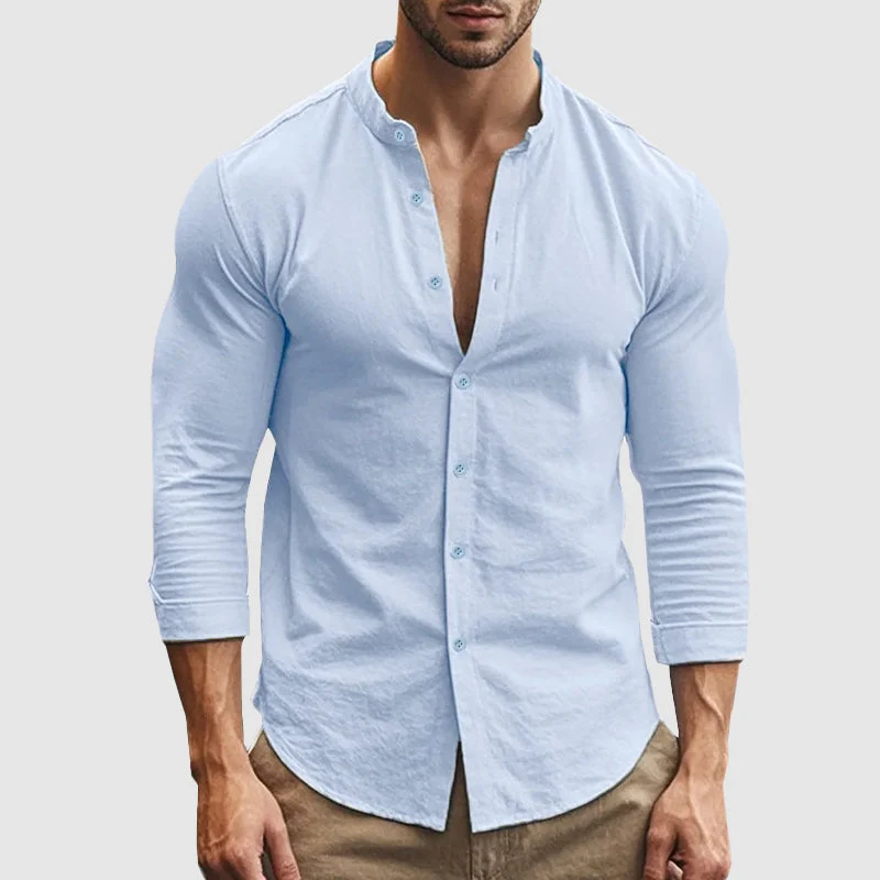 Camicia di lino ariosa | Camicie da uomo per giornate calde