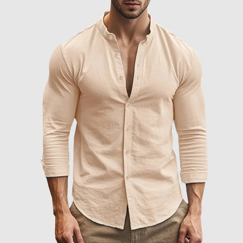Camicia di lino ariosa | Camicie da uomo per giornate calde