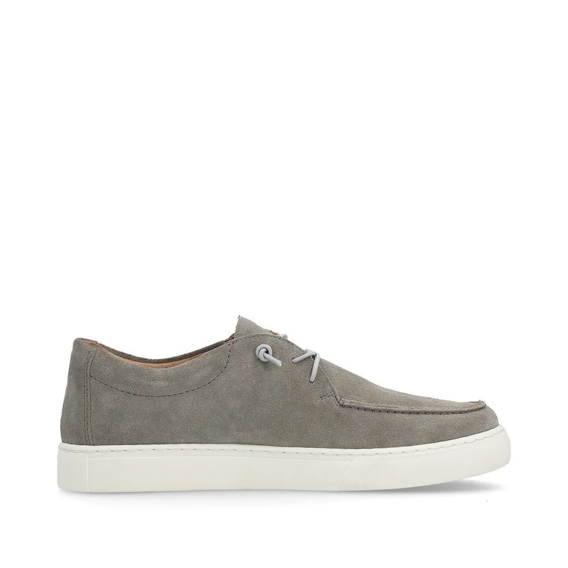Rieker Herren Evolution Slip-On-Wildleder-Pantoletten – Grau