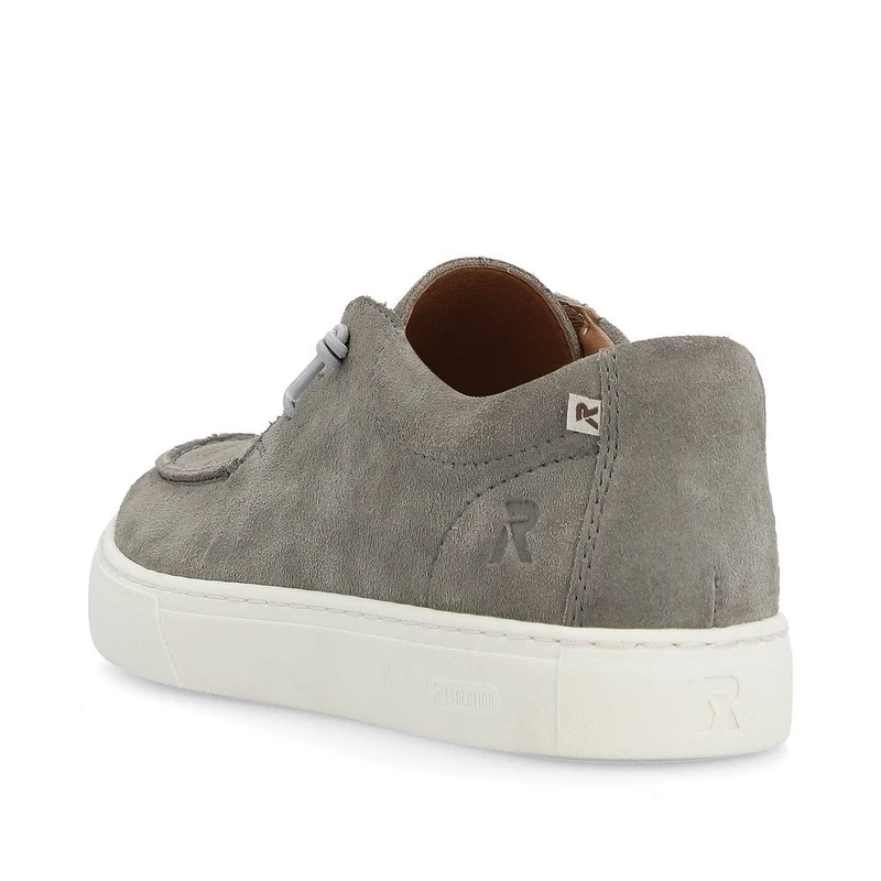 Rieker Herren Evolution Slip-On-Wildleder-Pantoletten – Grau