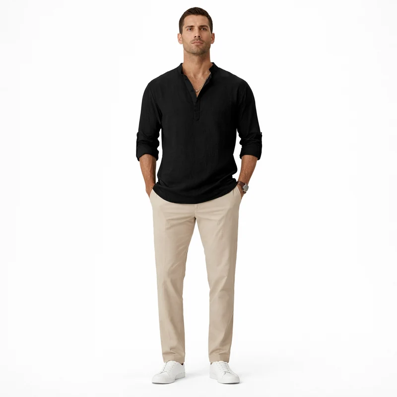 Camicia Otto in cotone | Camicia da uomo per occasioni formali e casual