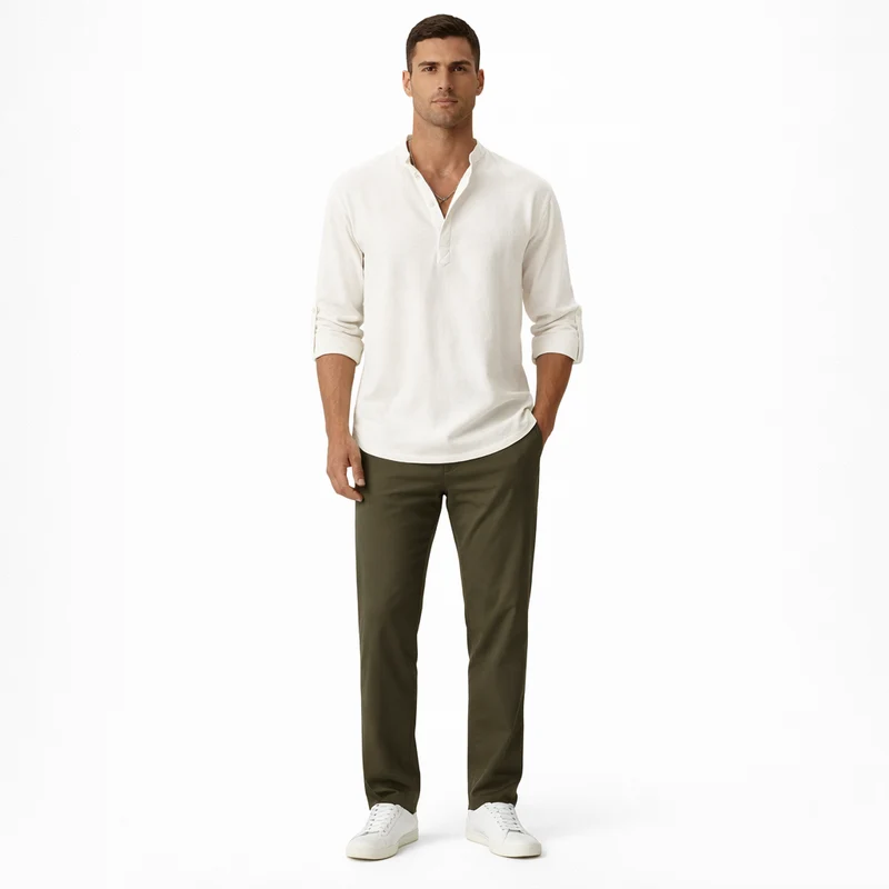 Camicia Otto in cotone | Camicia da uomo per occasioni formali e casual