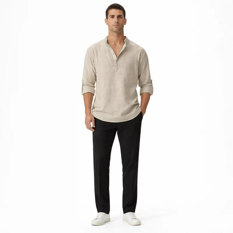 Camicia Otto in cotone | Camicia da uomo per occasioni formali e casual