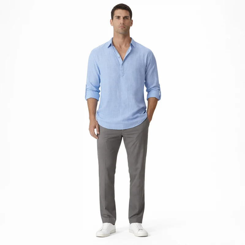 Camicia Otto in cotone | Camicia da uomo per occasioni formali e casual