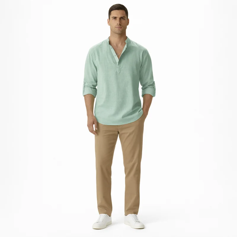 Camicia Otto in cotone | Camicia da uomo per occasioni formali e casual