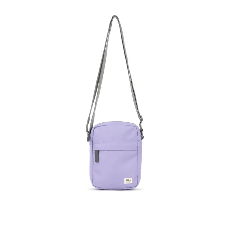 ROKA Bond Lavendelfarbene Einheitsgröße-Tasche aus recyceltem Canvas