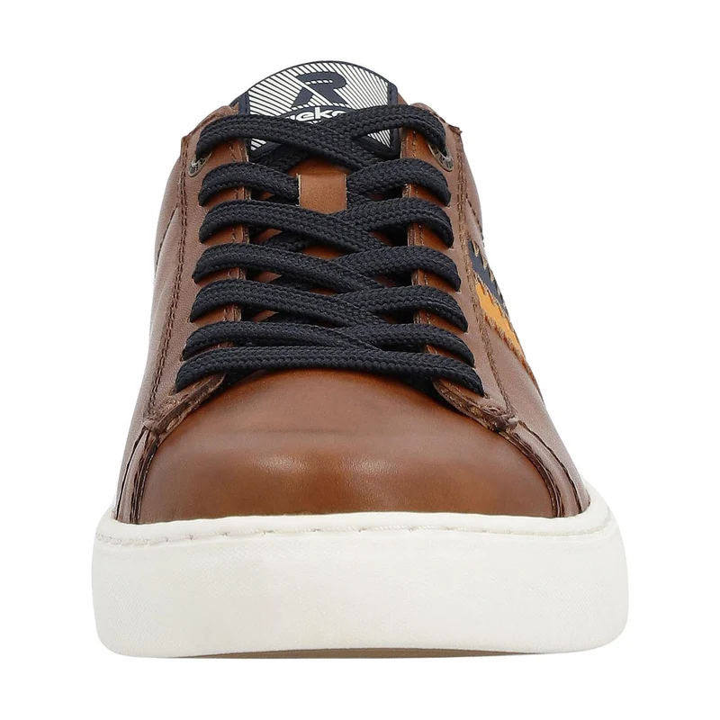Rieker Lässige Herren-Ledersneaker – Braun