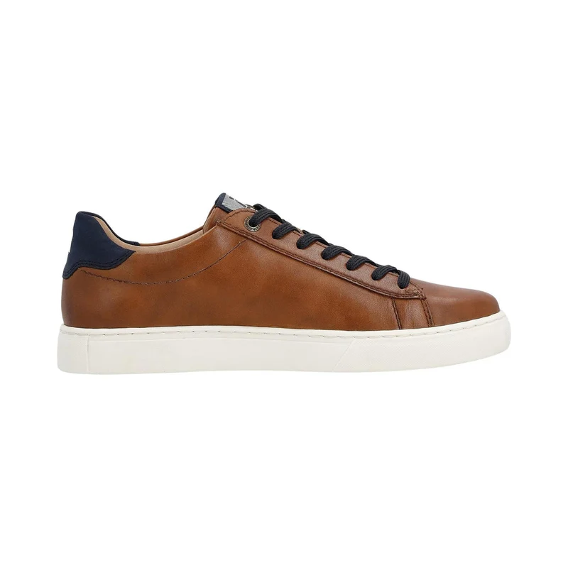 Rieker Lässige Herren-Ledersneaker – Braun