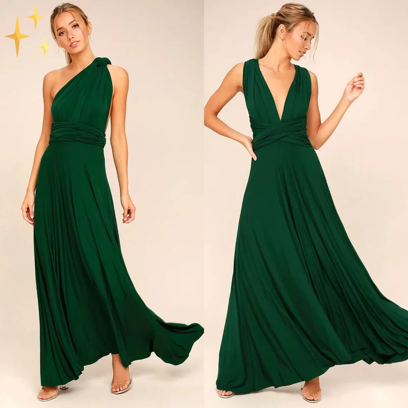 Vielseitiges Wickelkleid Multiway Design | Damenkleid